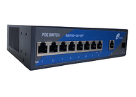 Interruptor portuario del POE del interruptor 8 de la fibra del PoE Gigabit Ethernet SFP