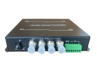 Convertidor los 20KM LC/SC/FC/ST de la fibra de 4CH 3G/HD-SDI