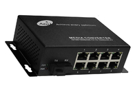 Montado en la pared 10/100Base-TX SC Gigabit Ethernet Fiber Switch Hub de 8 puertos