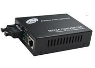 Medios convertidor 10/100Mbps 850nm 1310nm los 2km de Ethernet dual con varios modos de funcionamiento de la fibra
