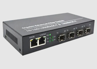 interruptor de la fibra de Ethernet 850nm con Ethernet 2 10/100/1000TX + 4 puertos de 1000FX SFP