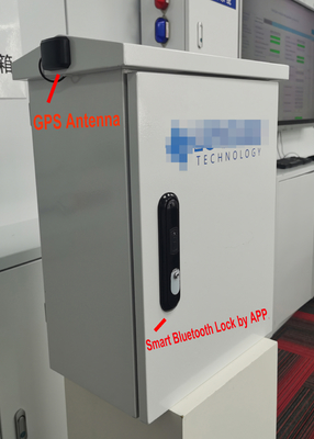 Caja IOT inteligente con ventilador de control de temperatura módulo inteligente 4G bloqueo Bluetooth