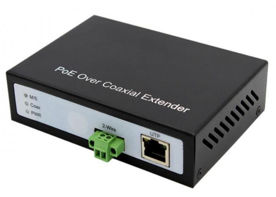 10/100Mbps IP sobre el extensor coaxial POE IP RJ45 Lan sobre el extensor de par retorcido de 2 alambres 300m Para cámaras IP