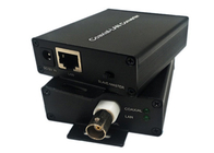 10/100Mbps 1*BNC+1*LAN EOC Ethernet sobre extensor coaxial 1,5 km Fuente de alimentación DC12V