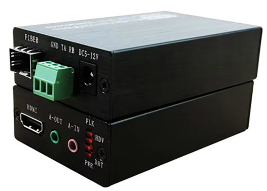 Convertidor de fibra HDMI 1080P Audio bidireccional RS232 por encima del extensor de fibra óptica