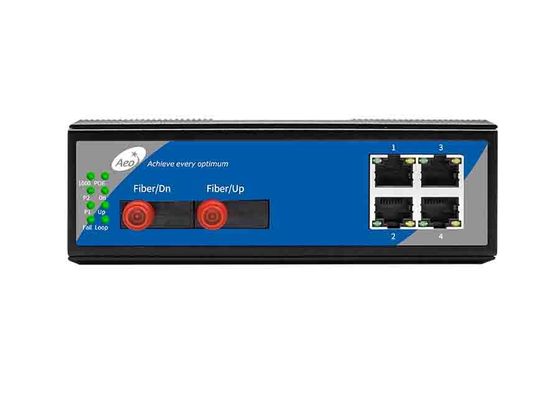 Puerto del interruptor 4 de la fibra de Ethernet de IEEE802.3 10/100Mbps