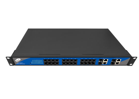 Interruptor 1310/1550nm de la fibra del soporte de estante el 100KM SFP