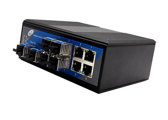 1632 interruptor portuario de Gigabit Ethernet de los bytes 10 con los puertos de la fibra óptica