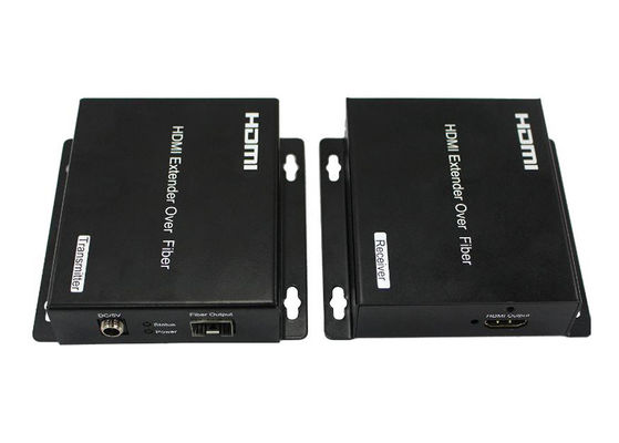 Fibra sin comprimir del solo modo del suplemento de la fibra de los 20KM 4K HDMI sola