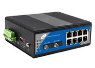 Convertidor de Ethernet de la fibra de IEE802.3 IP40 medios con 2 8 del POE puertos de la fibra y