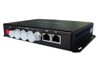 transmisor-receptor óptico de 4ch HD SD SDI con un puerto Ethernet 10/100Mbps