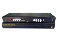 convertidor de la fibra óptica de 8ch HD SDI con el puerto Ethernet RS485