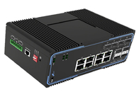 8 puertos Ethernet Sfp manejados gigabit completo del interruptor con 8 ranuras de SFP