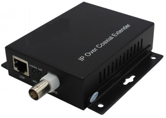 PoE + Ethernet sobre coaxial (EOC) Convertidor 10/100mbps 1,5 km 1 BNC y 1 puerto Ethernet