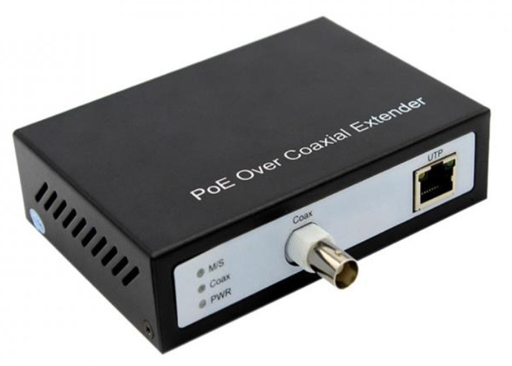 10/100Mbps POE sobre el convertidor coaxial, Ethernet sobre el extensor coaxial 300m para cámara IP