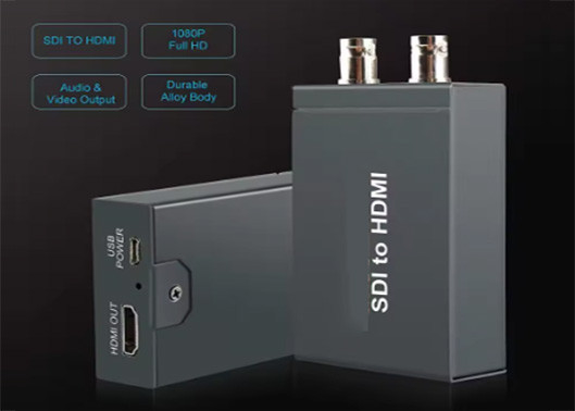 Convertidor HD/3G SDI a HDMI HDMI sobre convertidor SDI para señales de CCTV SD HD y 3G SDI