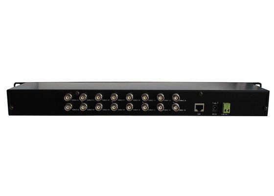 Ethernet 170Mbps sobre puertos coaxiales del convertidor 16 BNC 1 Gigabit Ethernet