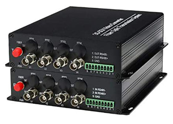 convertidor de la fibra de los 20km HD SDI, vídeo de Digitaces sobre el convertidor de la fibra con RS485